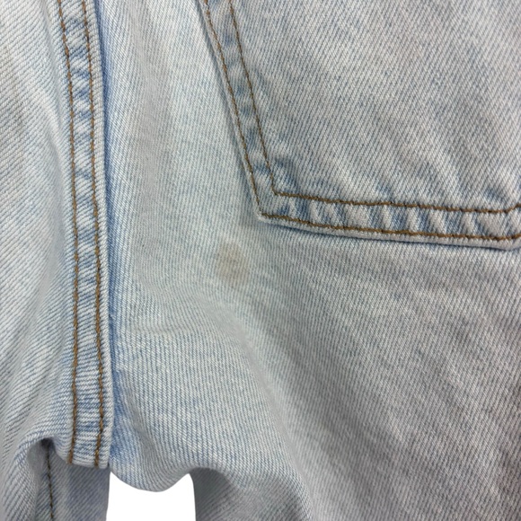 H&M & Denim 90’s Distressed Boyfriend Light wash Jeans Grunge High Rise Size 0 - Picture 9 of 10